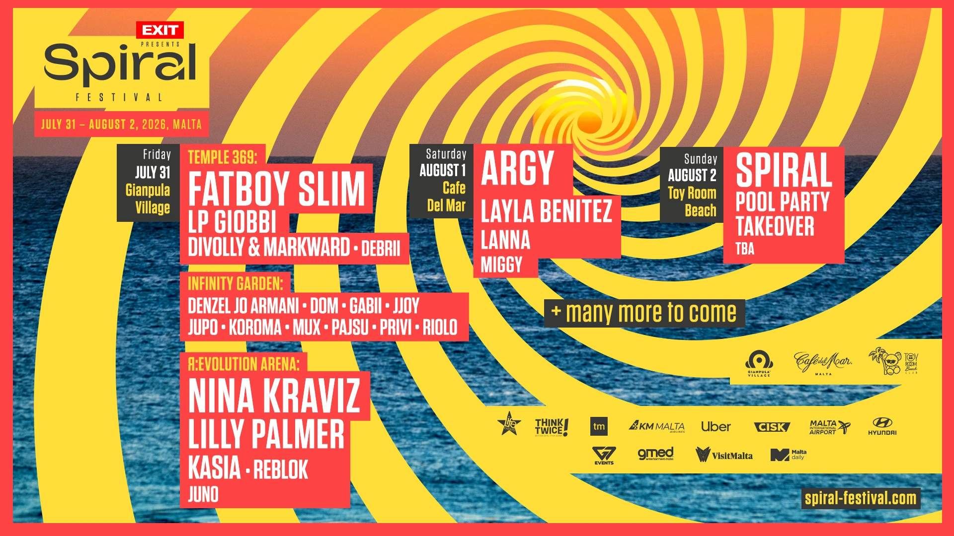 Programmation Spiral Festival